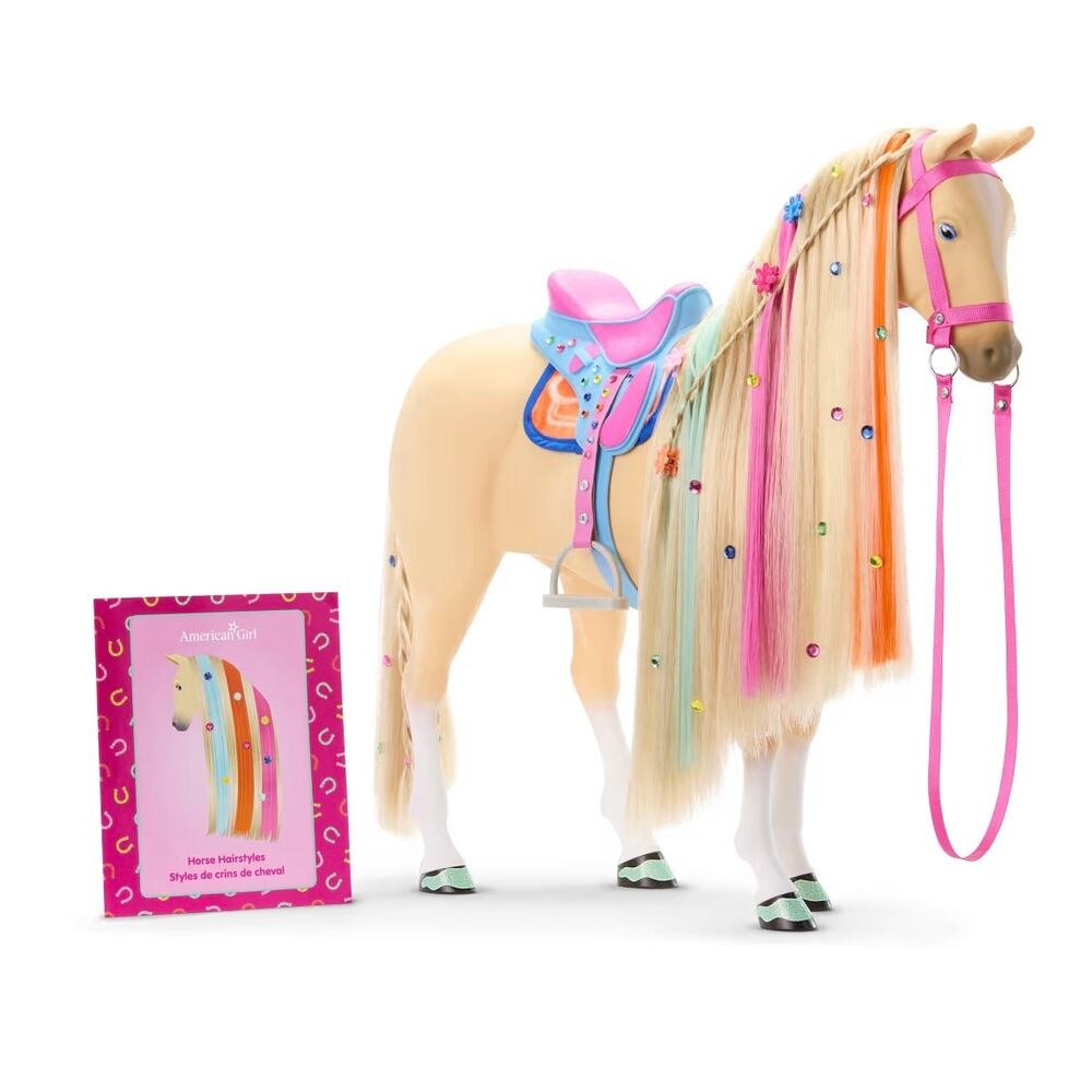 NEW American Girl Doll Of Year 2024 HOLLYHOCK HORSE Saddle Bridle & Accessories! - Picture 12 of 14